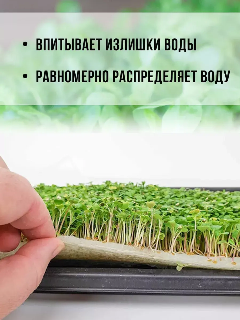 Агровата набор для выращивания микрозелени, 20 ШТ
