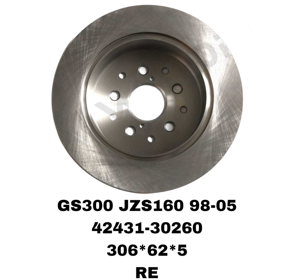 Тормозной диск 42431-30260 на Toyota LEXUS GS300 JZS160 1997-2005 задний — купить в Алматы | ADAL AUTO