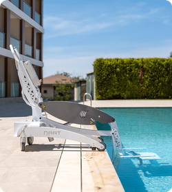 Подъемник для бассейна NART SHARK POOL LIFT (мобильный, простой и надежный)