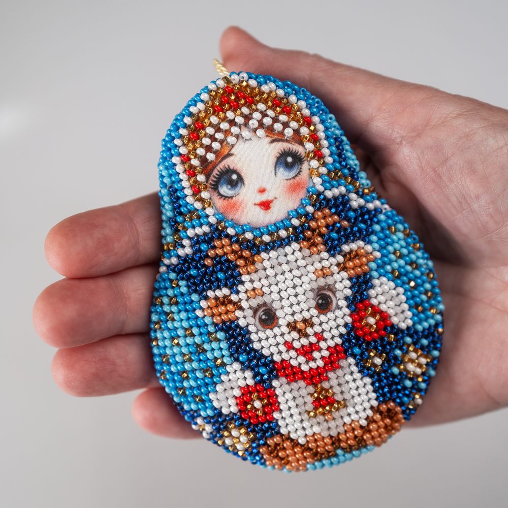 Матрешка с козлёнком