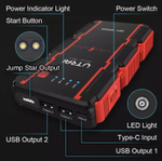 Устройство пусковое портативное бустер 8Ah 1000A Utrai JStar Mini