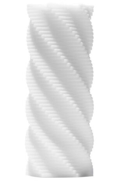 Белый 3D мастурбатор SPIRAL (Цвет: белый)