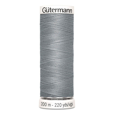 Нить Sew-All 200 м, Gutermann, 040 пепельно-серый