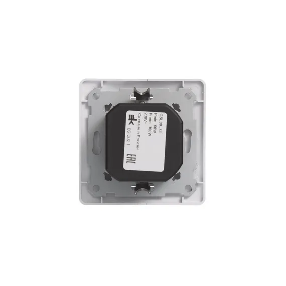 Светорегулятор поворотный, 300 Вт Systeme Electric Glossa Белый GSL000134