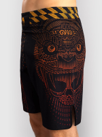 Шорты ММА Venum Quetzal Fury Black/Fury Red/Tangerine