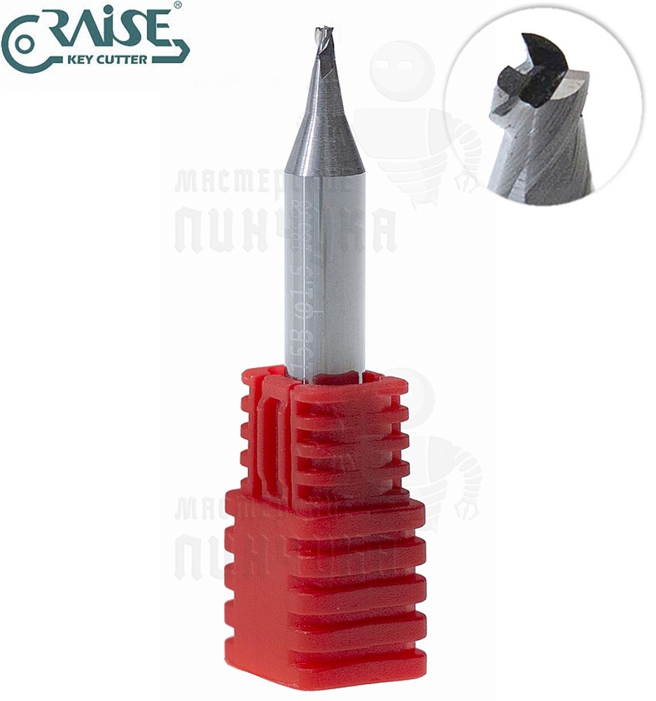 Вертик. фреза RAISE EW5515B ф1,5мм CARBIDE (ф1.5Х6Х40)  Арт.13180