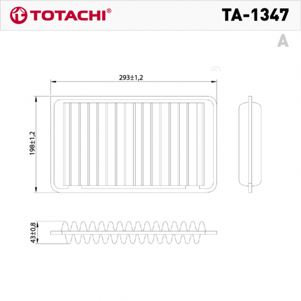 Фильтр воздушный TOYOTA Camry (V30,V40,V50),Venza/LEXUS RX III