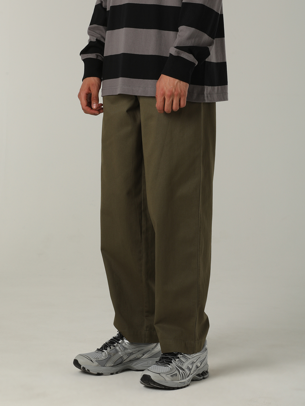 Мужские Брюки Straight Leg Twill Trouser