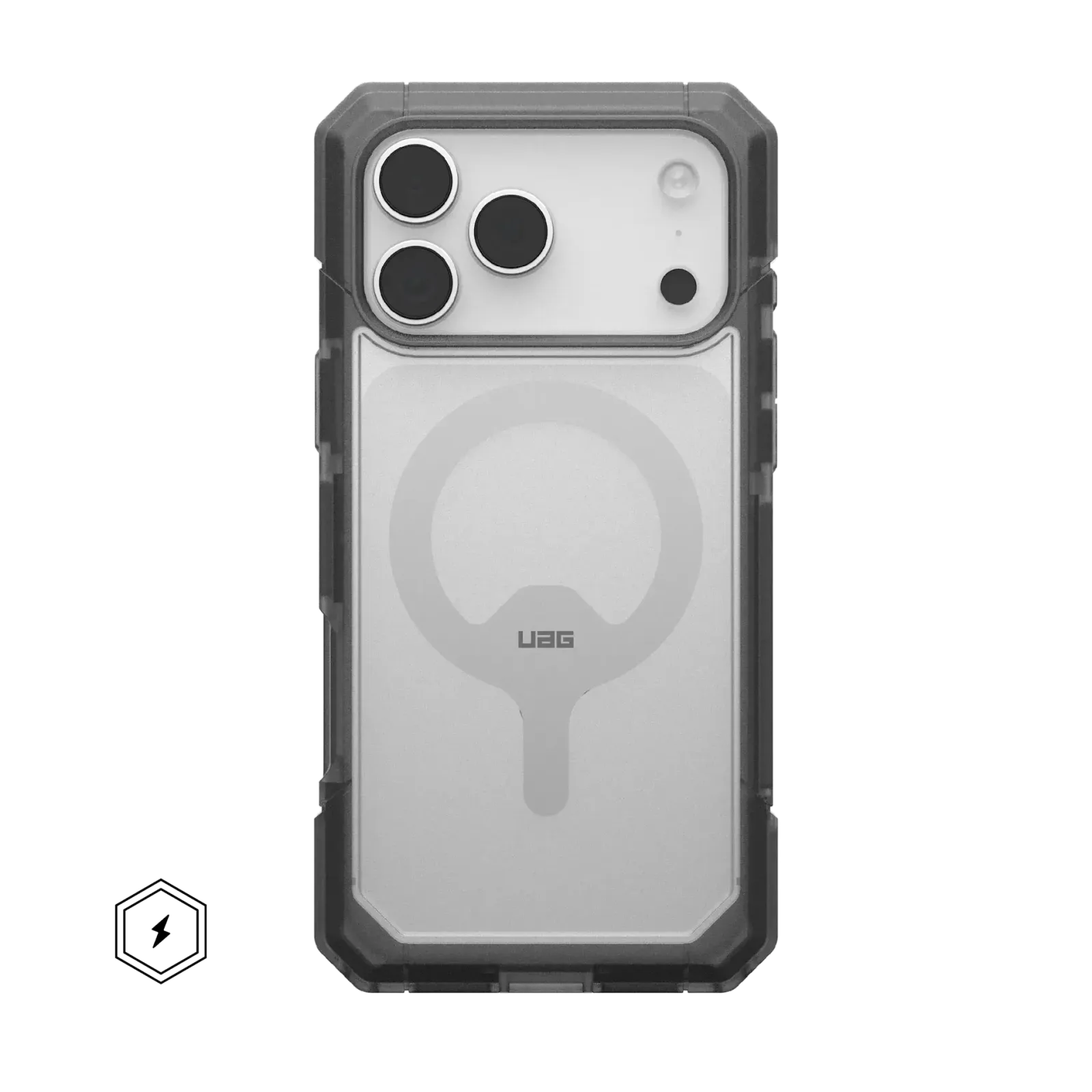 UAG Trooper with MagSafe Series Case for Apple iPhone 17 Pro Max Clear/Ash (Серый)