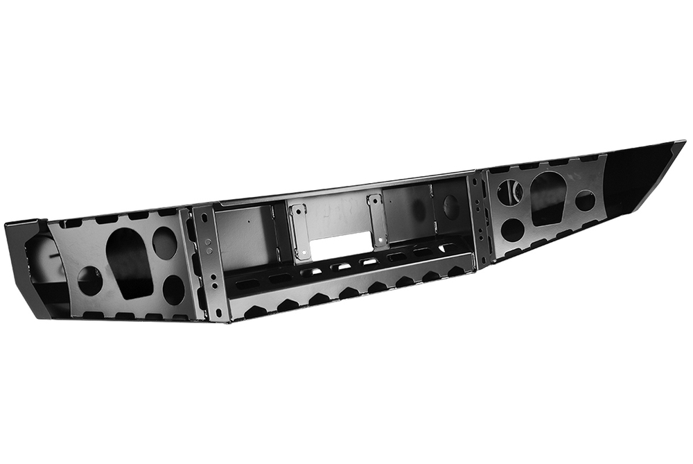 Бампер силовой передний Toyota Land Cruiser 76/78/79 2007+ без доп. фар и защитной дуги, с площадкой под лебедку РИФ