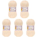 Пряжа Alize (Ализе) Cotton Gold / уп.5 мот. по 100 г, 330м, 458 камень A