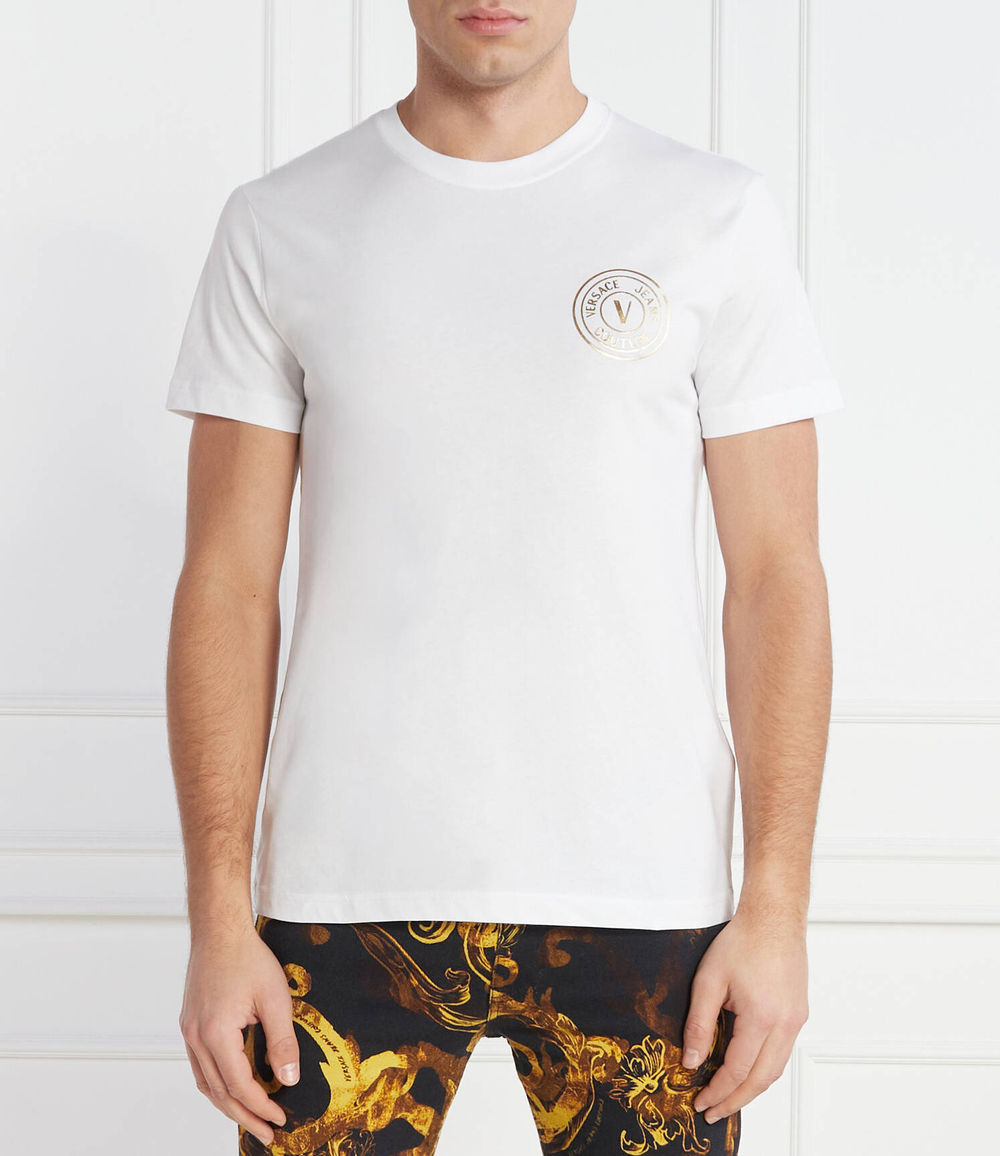 Футболка Versace Jeans Couture - белый(76GAHT02CJ00T)