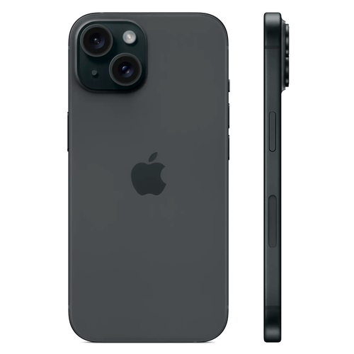Смартфон Apple iPhone 15 512GB eSIM, Black (Черный)