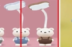 Настольная лампа «Sweet - bear» LED 6,2*6,5*29,5 см, USB 1.5w 3.7v, Коричневый