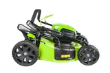 Газонокосилка аккумуляторная Greenworks Арт. 2502907UB, 60V, 46 см, самоходная, бесщеточная, с 1хАКБ 4 Ач АКБ и ЗУ — фото 2