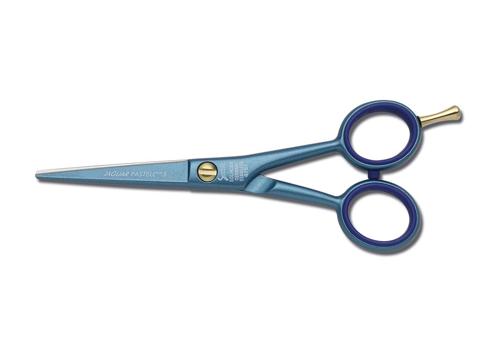 Ножницы прямые Jaguar White Line Pastell Plus Lagoon 5.5" - 2