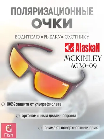Поляризационные очки AG30-09 McKinley brown-orange revo