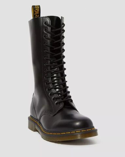 Шнурки DR. MARTENS черные круглые 210 см на 12-14 петель (Из Финляндии)