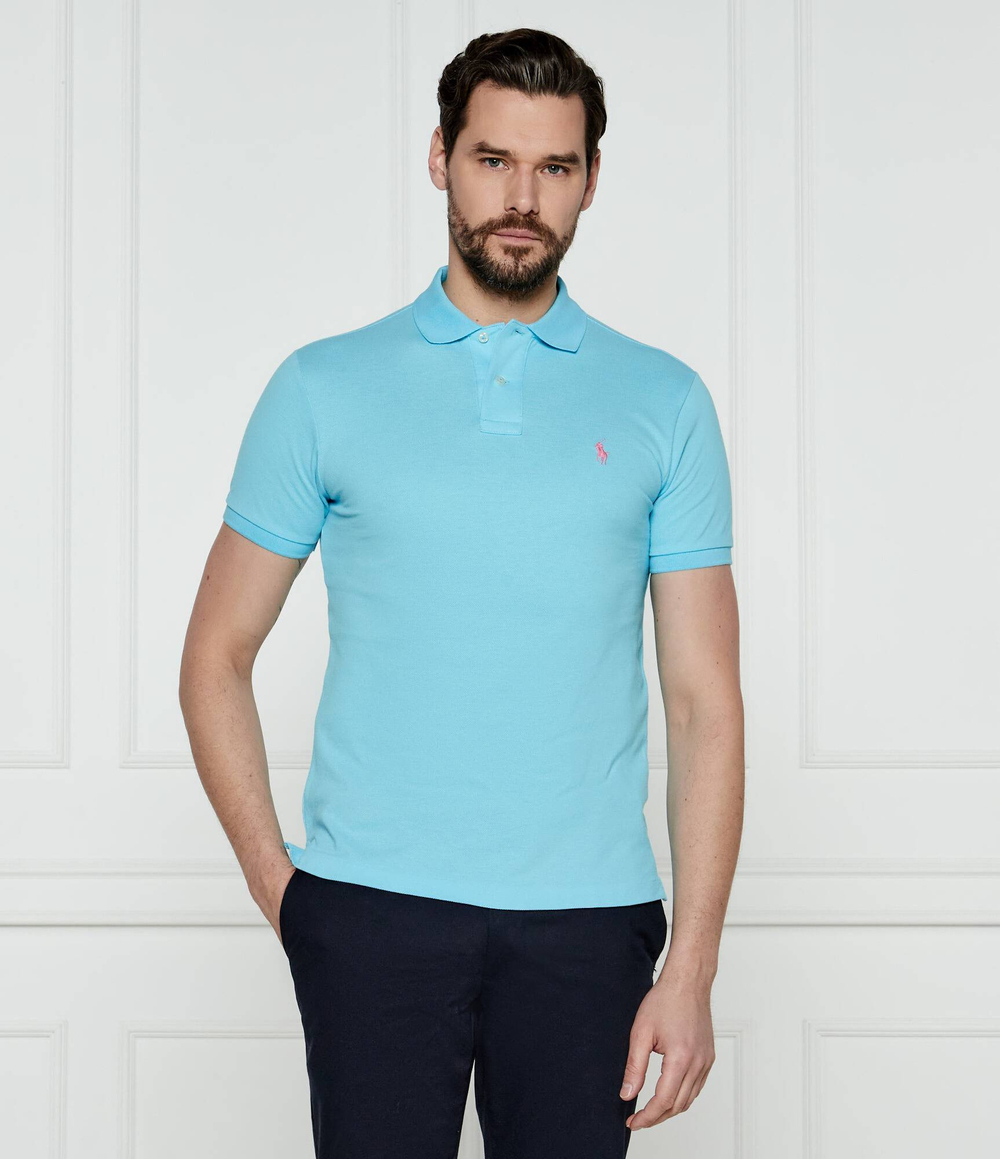 поло POLO RALPH LAUREN - голубой(710795080)