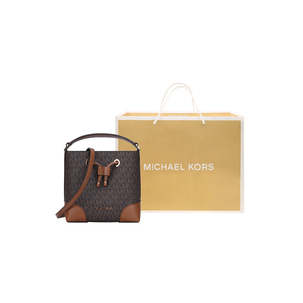 Сумка MICHAEL KORS Mercer 18, 35F2GM9M1B-BROWN