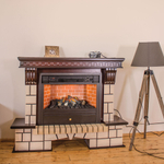 Каминокомплект Real Flame Stone 26 AO с очагом 3D Novara