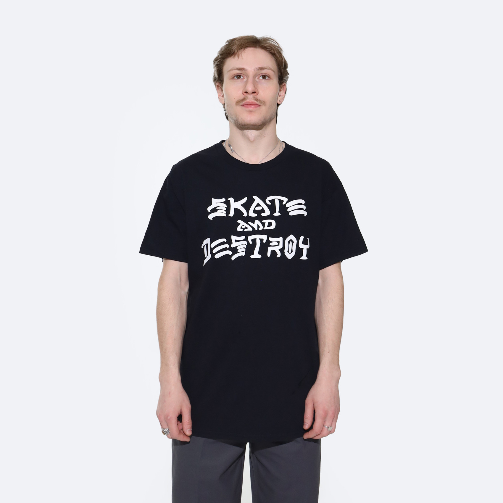 Футболка Thrasher Skate & Destroy (black) артикул: - купить в магазине Дайс