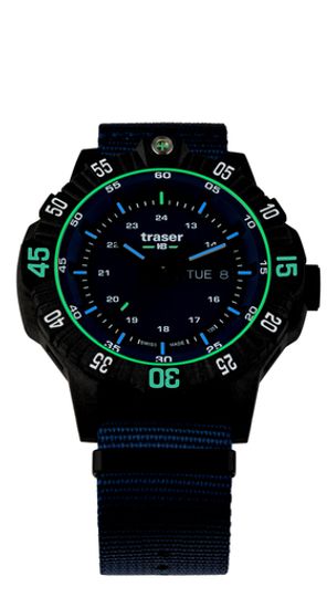 Швейцарские тактические часы Traser P99 Q Tactical Blue 110724