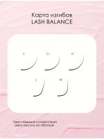 Ресницы Le Maitre "Lash Balance" черные 16 линий MIX