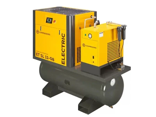 Компрессор ET SL 15-10-410 ES IP55 на ресивере с осушителем