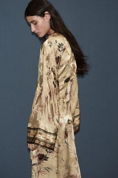Жаккардовое платье с запахом - H&M