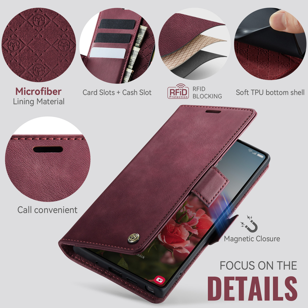 Чехол-книжка CaseMe RFiD Samsung Galaxy Note 10+