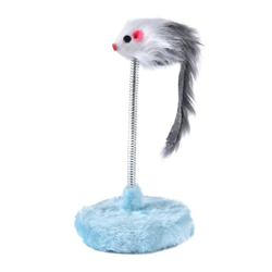 Игрушка Wogy Мышка на пружинке 21 см