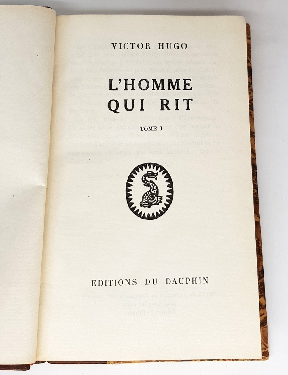 "Lhomme qui rit (Человек, который смеётся)". Victor Hugo (Виктор Гюго). 1946г.