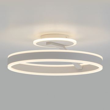 Люстра потолочная с пультом LED 50W 3000К-5500К CL719740 белый Дуэт Citilux