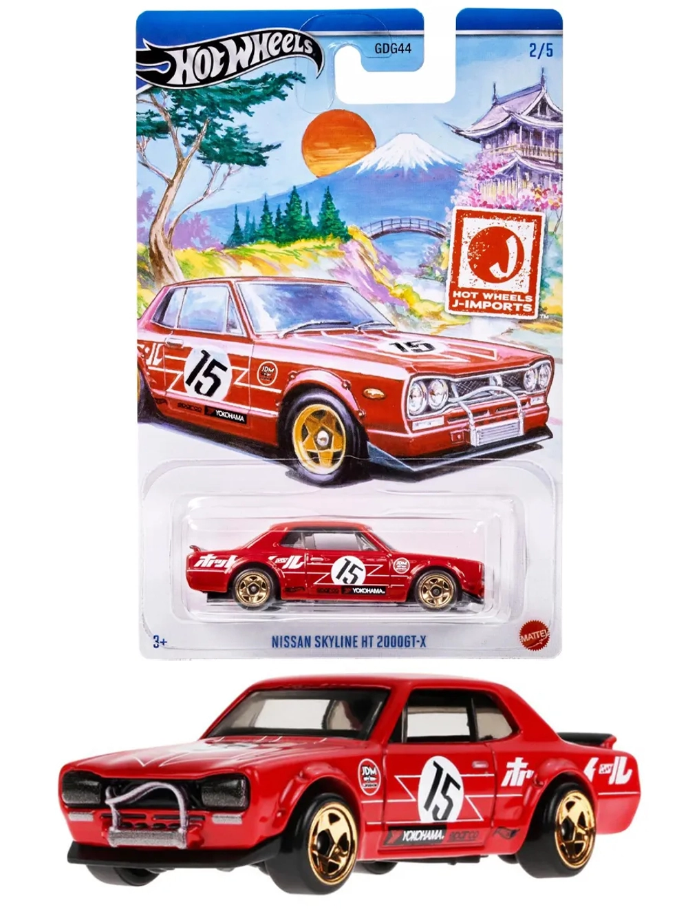 Машинка Хот Вилс Nissan Skyline HT 2000GT X GDG44 HRT01