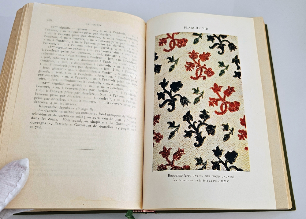 "Encyclopedie des ouvrages de dames. Nouvelle ed. revue et augmentee (Энциклопедия женских рукоделий)". Dillmont, Therese de. (Тереза де Дильмон). 1910г.