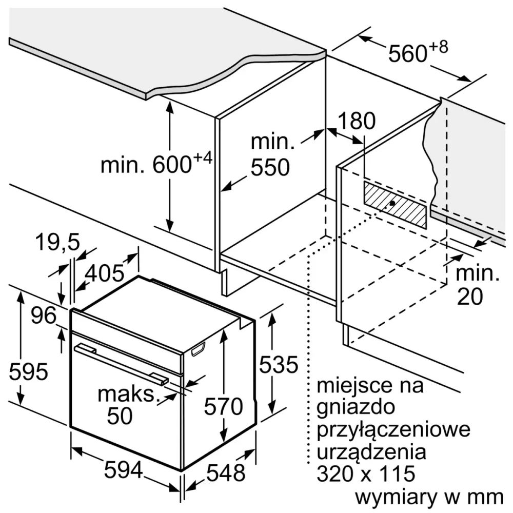 Духовой шкаф Bosch HBA534EB0