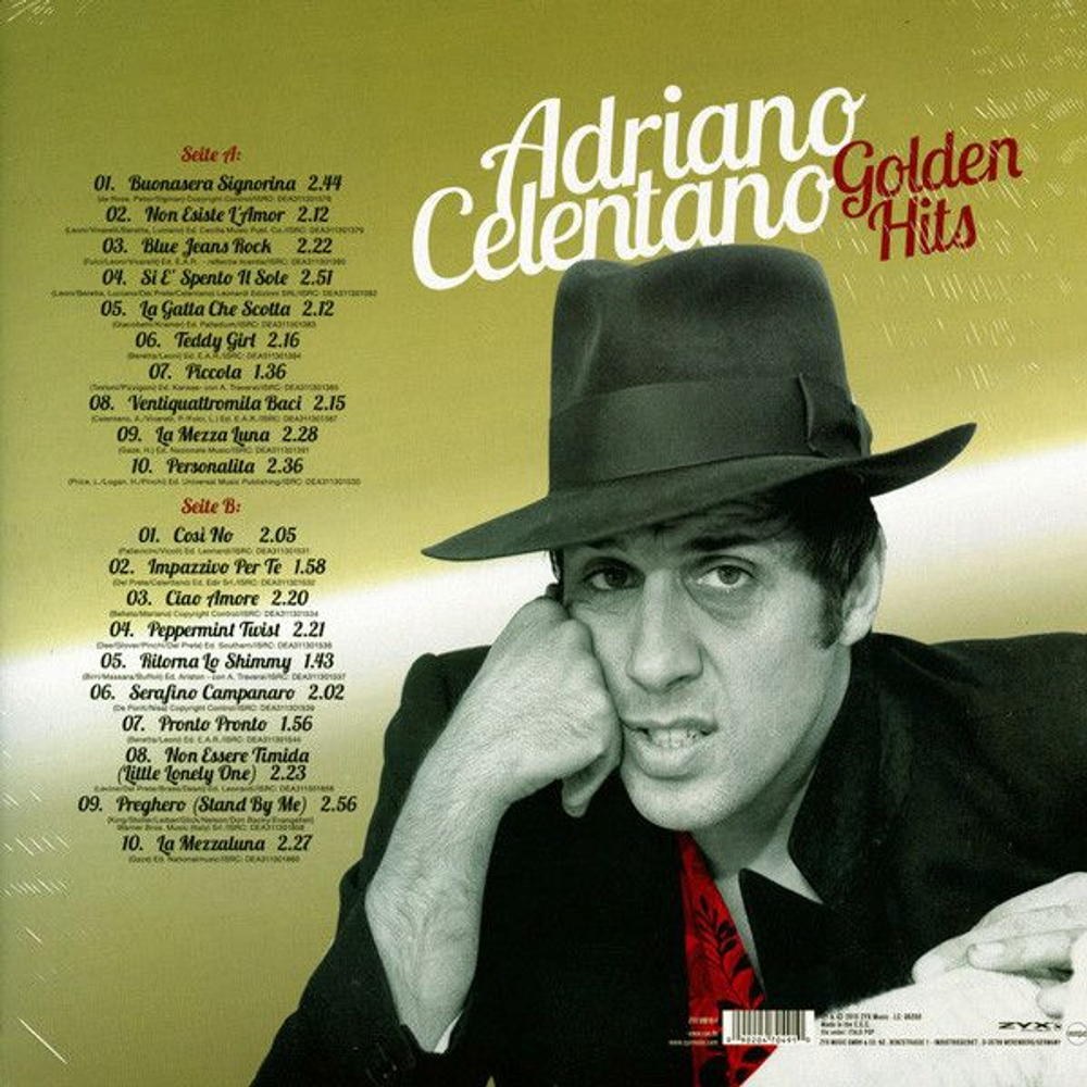 Adriano Celentano — Golden Hits (LP)