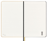 Блокнот Moleskine LE Year of the Dragon Large 130х210 мм текстиль 176 стр линейка золотистый Ahn Sang Soo (LECNYDRAGQP060ASNB)