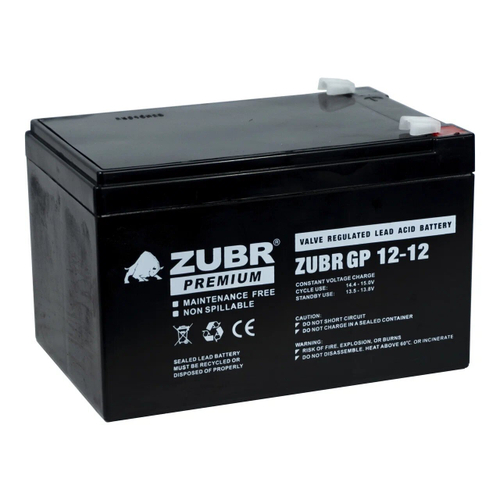 Аккумулятор ZUBR GP12-12
