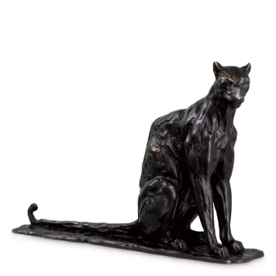 Декор Sculpture Sitting Panther арт.116708