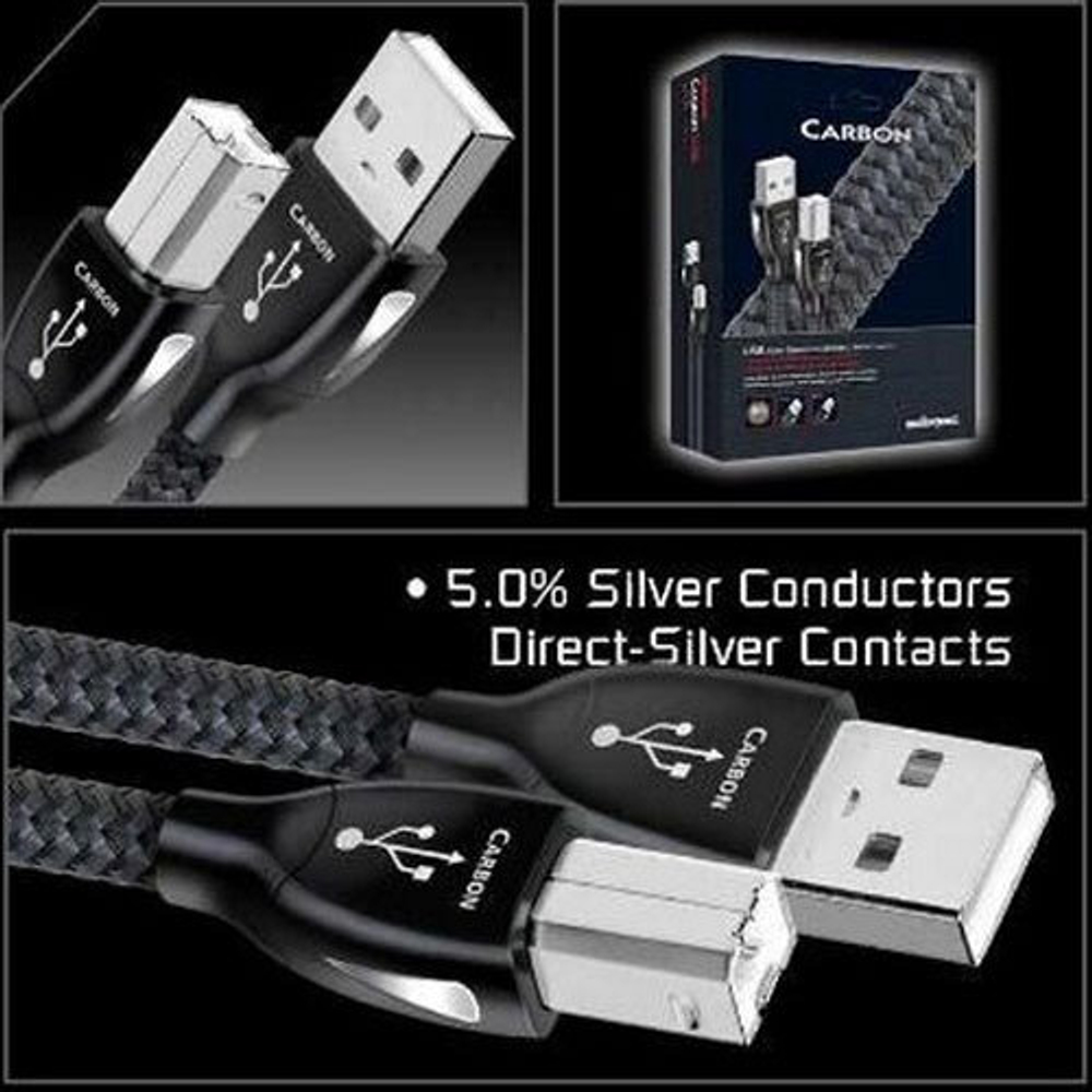 Кабель AudioQuest Carbon USB A-B, 0.75 метра