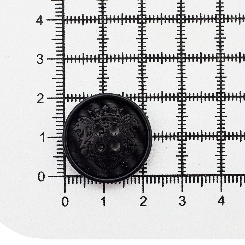 Пуговицы 4 прокола 36L=23 мм, (Blk-200 (черный)), 72 шт, S090106