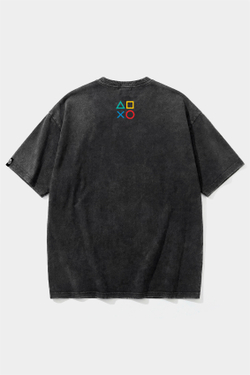 Футболка SHMOT "PLAYSTATION" GARMENT DYE Черный