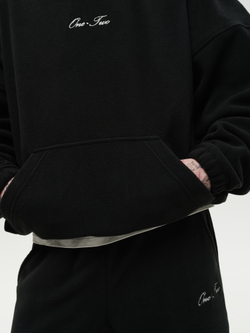 Drawstring Hoodie Black