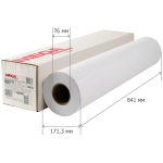 Бумага широкоформатная Комус (ProMega engineer) 80 г/кв.м, длина 175 м, ширина 841 мм, диаметр втулки 76 мм