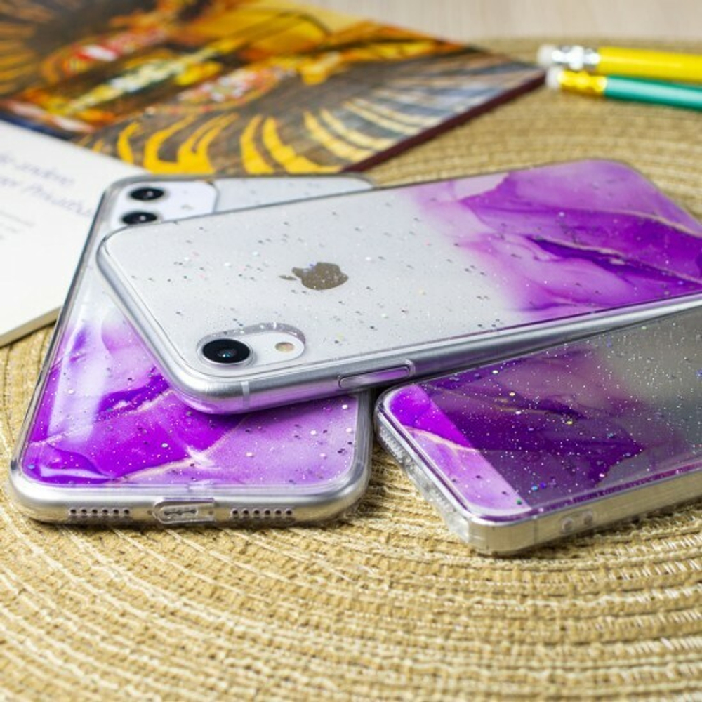 Силиконовый чехол Акварель для Xiaomi Redmi 8, 011853