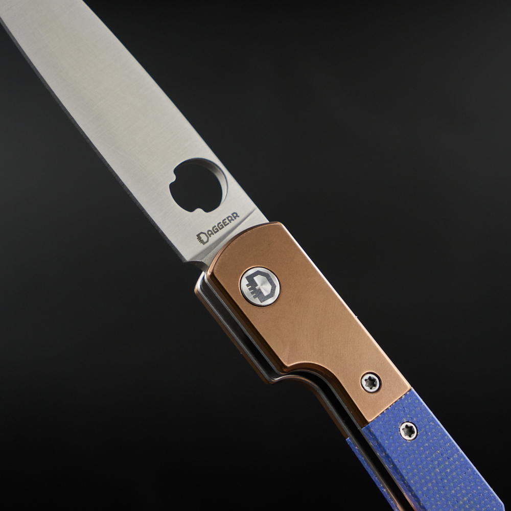 Нож складной Daggerr Corso Blue Micarta Satin