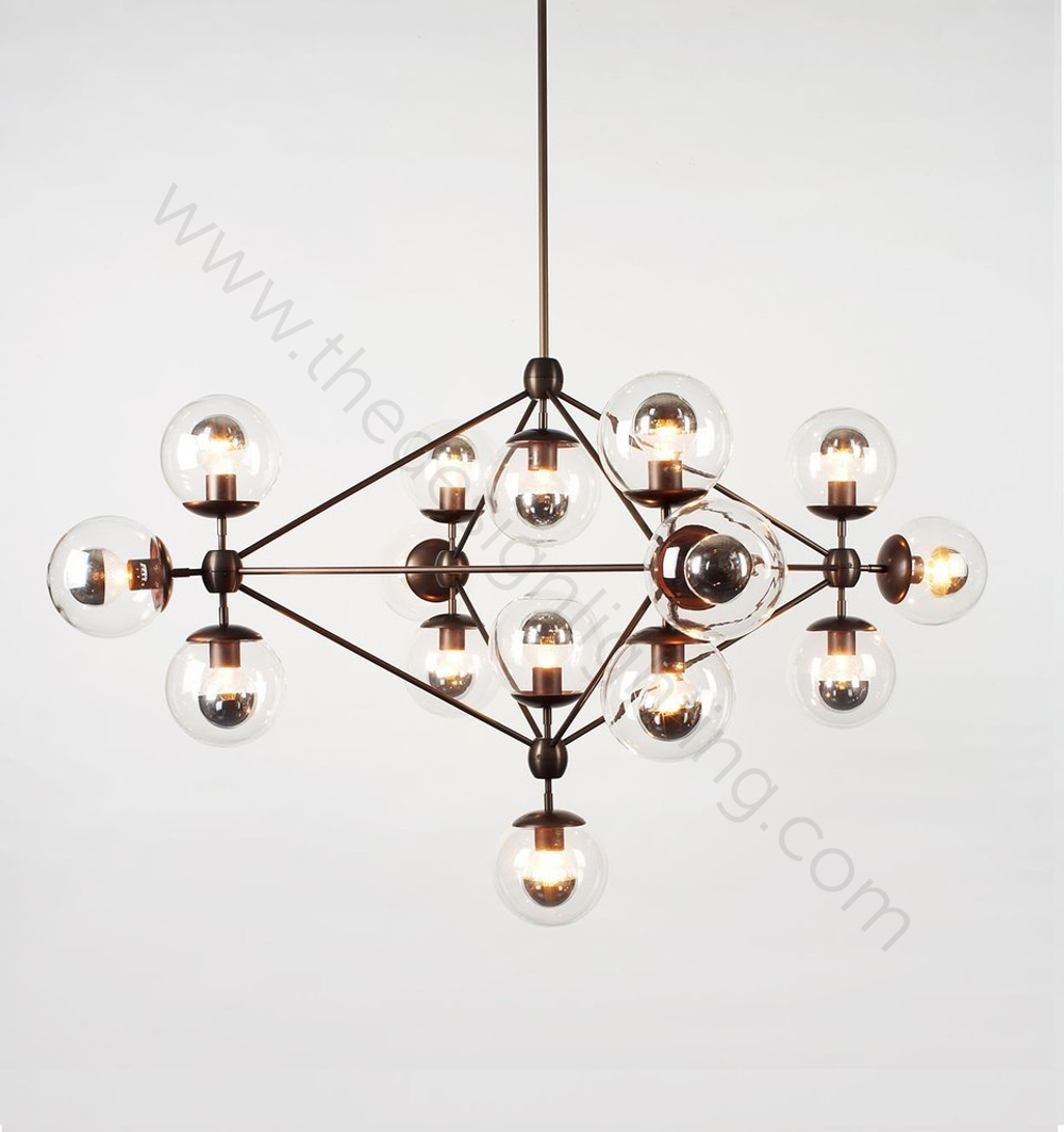 Ceiling design lamp   Modo by Roll & Hill (21 lampshade ов)
