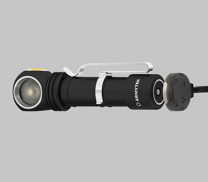 Фонарь Armytek Wizard C2 WR Magnet USB тёплый+красный (F06901W)